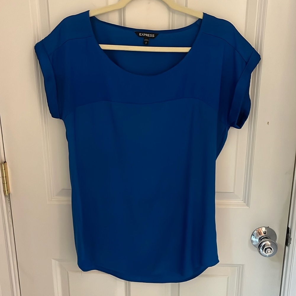 Express size small royal blue blouse